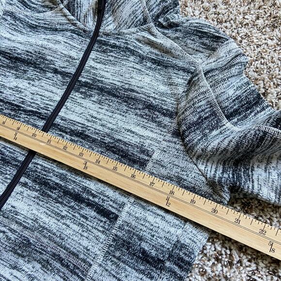 Aventura Sami Jacket Women's M Black Gray Ombre Fleece Lined Full Zip Sweater - Picture 6 of 8